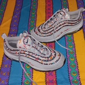 2017 Nike Air Max 97 Ultra Confetti Light Pumice Shoes Vintage Sneakers